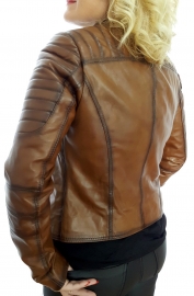 Jacheta din piele naturala TF23-M - poza 3