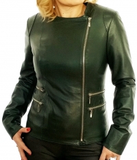 Jachete piele TF10-Verde - poza 2